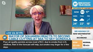 Squamish mayor reacts to gondola cutting [upl. by Eidak]