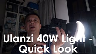 Ulanzi 40W Quick Look [upl. by Analah]