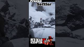 Frozen Settler 🥶🥶🥶  Red Dead Redemption 2 rdr2 rdr2gameplay rdr2secret gaming viralvideo [upl. by Herman375]