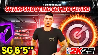 How To Make a “SHARPSHOOTING COMBO GUARD” Build in NBA 2K25 The Defensive Shooting Machine Vol 28 [upl. by Atineg]