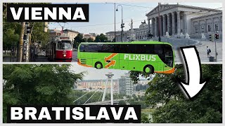 How to get from ViennaVienna Airport to BratislavaBratislava Airport by bus [upl. by Ayoras376]