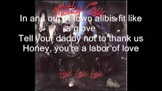 Motley Crue  Bad Boy Boogie LYRICS ON SCREEN [upl. by Maryly]