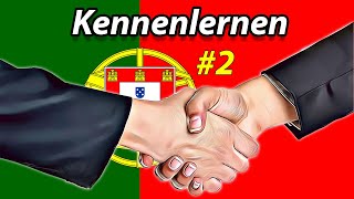 Portugiesisch lernen für Anfänger A1  Kennenlernen und begrüßen 2  DeutschPortugiesisch Vokabeln [upl. by Atirec]