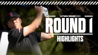 Round 1 Highlights  LIV Golf Adelaide [upl. by Palumbo752]