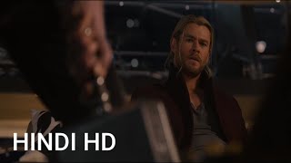 Avengers Age Of Ultron  Lifting Thors Hammer Scene In Hindi HD [upl. by Briggs]