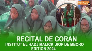 Récital De Coran À Linstitut El Hadj Malick Diop De Mboro [upl. by Ennovyhs]