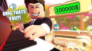 I Played PIANO in Pls Donate on ROBLOX and this happened [upl. by Russo272]