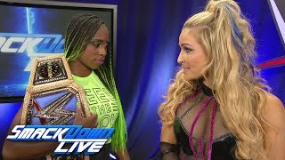 Natalya confronts SmackDown Womens Champion Naomi SmackDown LIVE July 25 2017 [upl. by Atram129]