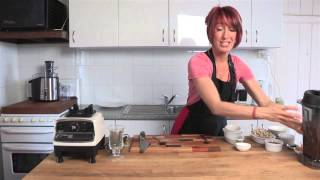 Choc Orange Mousse Parfait  Raw Food Recipe [upl. by Amlas]