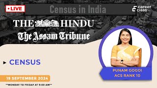 Census in India  Current Affairs Analysis  Featuring Punam Gogoi ACS Rank 10 [upl. by Hawley860]