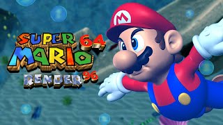 Super Mario 64 Render96  Jolly Roger Bay 4K [upl. by Susann]