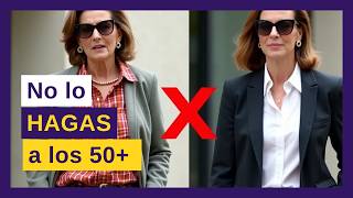 6 Errores de moda que EVITAR después de los 50 [upl. by Siro]