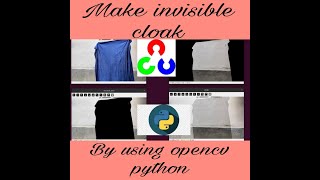 Image Processing Using Python  Opencv  Invisible Cloak [upl. by Udele]