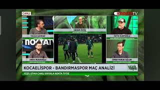 Arda Musaoğlu  Kocaelispor  Bandırmaspor Maçı Değerlendirmesi [upl. by Aihsel]