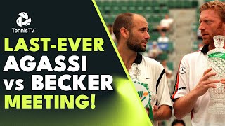 The LASTEVER Agassi vs Becker Meeting Played Over 24 Hours  Hong Kong 1999 Final Highlights [upl. by Vito436]