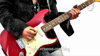 Tipos de guitarra guitarra electrica Fender Stratocaster [upl. by Drazze]