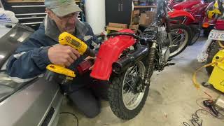 Part 6 1979 Honda XR500 rebuild  Restoration [upl. by Ahk377]