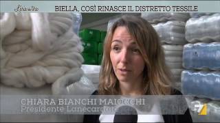 Biella così rinasce il distretto tessile [upl. by Amil]