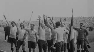 1924 Olympics  Football final Uruguay  Switzerland 30 [upl. by Lebezej574]