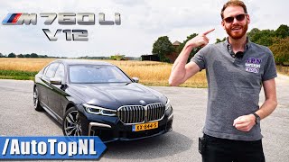 2020 BMW 7 Series M760Li V12 xDrive REVIEW on AUTOBAHN amp ROAD by AutoTopNL [upl. by Laurens]