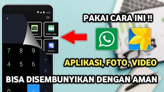 Aplikasi kalkulator Untuk menyembunyikan Aplikasi foto amp Video  Dijamin aman 🔥 [upl. by Anertal]