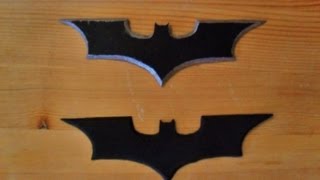 Making a Batarang Batman Begins Style full metal and fully functional [upl. by Brookner]