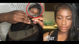 How To Sew In 360 Frontal amp Bundles No Leave Out No Glue No Tape [upl. by Betz]