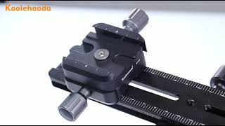 koolehaoda Professional Rail Nodal Slide Metal Quick Release Clamp DoubleSided Clamp [upl. by Aidiruy684]