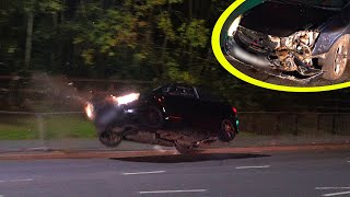 EP3 CRASH At Car Meet ENDS BAD  Modified Cars Leaving a Car Meet [upl. by Ahsenaj213]