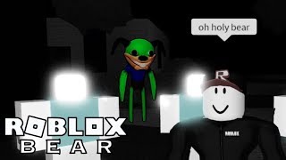 TERRIFING DOG CREATURE ON ROBLOX  Roblox BEAR Alpha [upl. by Esyned]