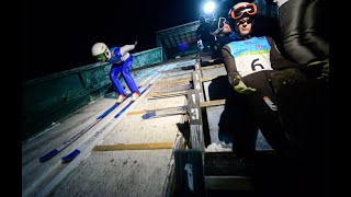 Night time jumping at the Harris Hill Ski Jump [upl. by Ahseyd475]