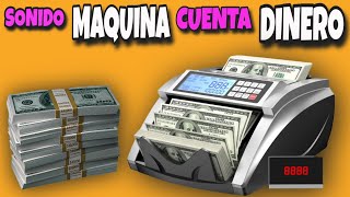 MAQUINA CONTADORA de BILLETES Sonido [upl. by Anaoy]