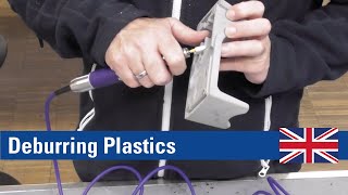 Deburring Plastics  Application Video [upl. by Airehc831]