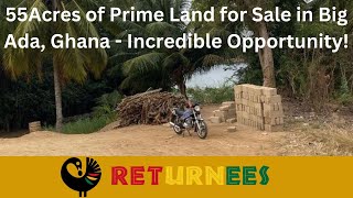 55 Acres of Prime Land for SALE in Big Ada GHANA  Incredible Opportunity [upl. by Pallaton744]