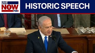 WATCH IN FULL Netanyahu addresses joint session of Congress  LiveNOW from FOX [upl. by Marina]