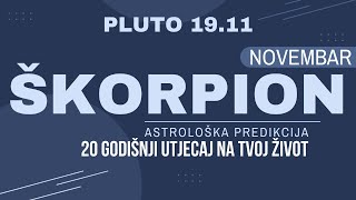 🔴 ♏︎ ŠKORPION  Počinje 20 GODIŠNJI Plutov Ciklus KORAK U NOVI ŽIVOT ✨11MJESEC [upl. by Mulcahy105]