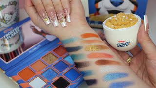 ASMR Frosted Flakes X Glamlite Makeup Collection 💙 [upl. by Attenat]