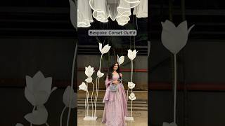 lilac corset corsetdress designeroutfits fashenable custommade weddingdress viralvideo [upl. by Anaiuq595]