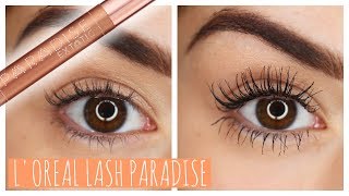 WORTH THE HYPE LOREAL LASH PARADISE MASCARA  Beautys Big Sister [upl. by Enyamert]