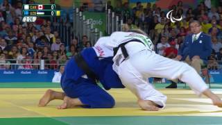 Judo  CANADA vs UZBEKISTAN  Womens 52kg Bronze Medal Contest B  Rio 2016 Paralympic Games [upl. by Marlon]