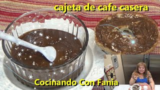 Como hacer cajeta de cafe casera cajetadecafecasera [upl. by Sisto]