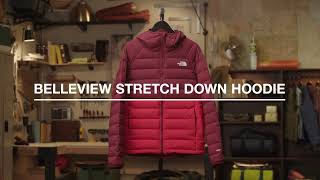 M Belleview Stretch Down Hoodie  The North Face [upl. by Longawa487]