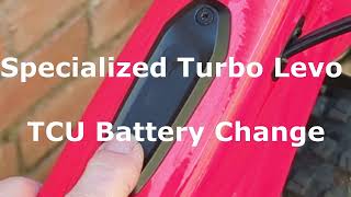 2020  2024 Specialized Turbo Levo TCU Battery Change [upl. by Novad413]