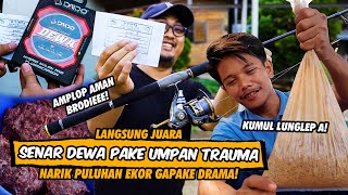 RACIKAN UMPAN TRAUMA amp DAGING RAHASIA BIKIN SENAR DEWA MENGGILA MANCINGNYA SAMPE DIPANGGIL PANITIA [upl. by Olivann]