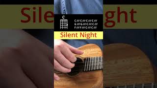 Learn Silent Night On Ukulele ukulele christmas [upl. by Lavoie]