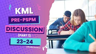 SEM2 2324 KML PREPSPM SK025 DISCUSSION PART 1 [upl. by Kerek]