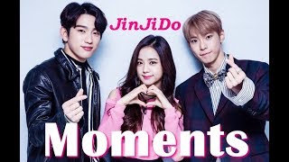 JINYOUNG JISOO AND DOYOUNG JinJiDo MC moments at SBS Inkigayo [upl. by Betthel]