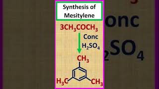 Synthesis of Mesitylene muslimtone arabic ramzantone chemistry chemistrynotes [upl. by Fitts]