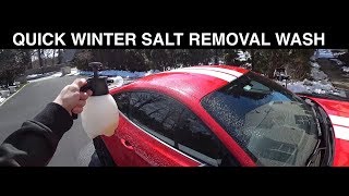 QUICK Winter Salt Removal Wash  Auto Fanatic [upl. by Lotsyrc]