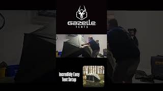 Incredibly Easy Setup Of My Gazelle T4 Plus Hub Tent [upl. by Naples]